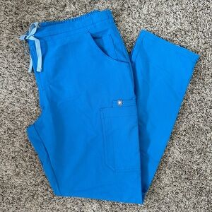 Figs Capri Blue Yola Skinny Scrub Pants